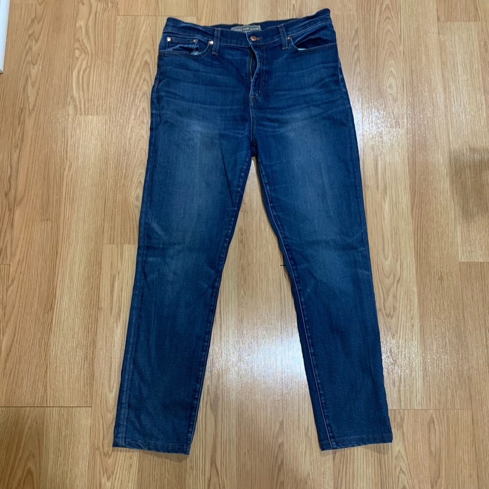 J.Crew toothpick skinny blue jeans